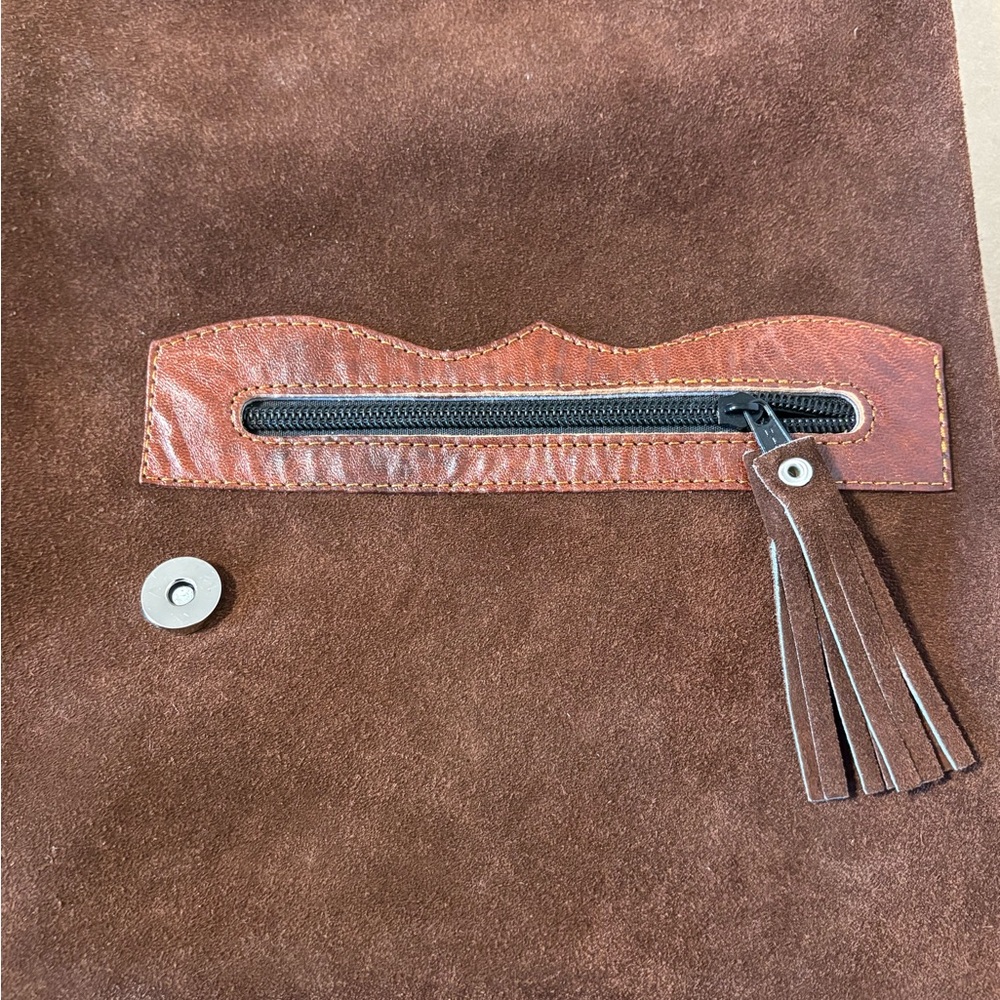Brown Leather Shoulder Bag - Picture 9 of 11